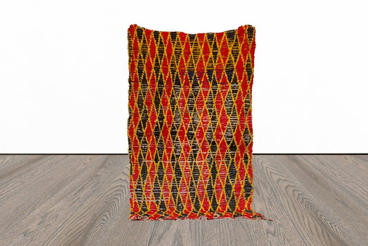 Small Moroccan Berber rug 3x5 ft.