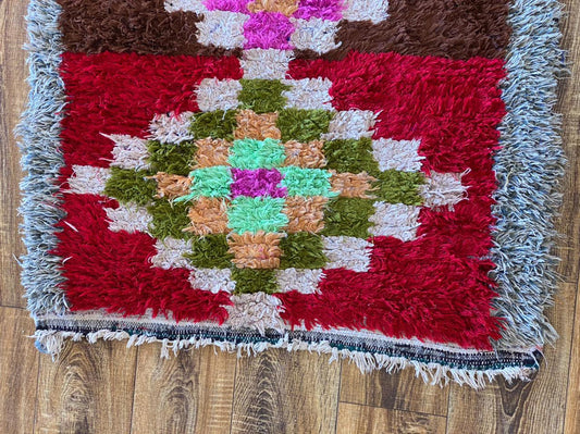 Moroccan Berber woven runner rug 3x9 ft.