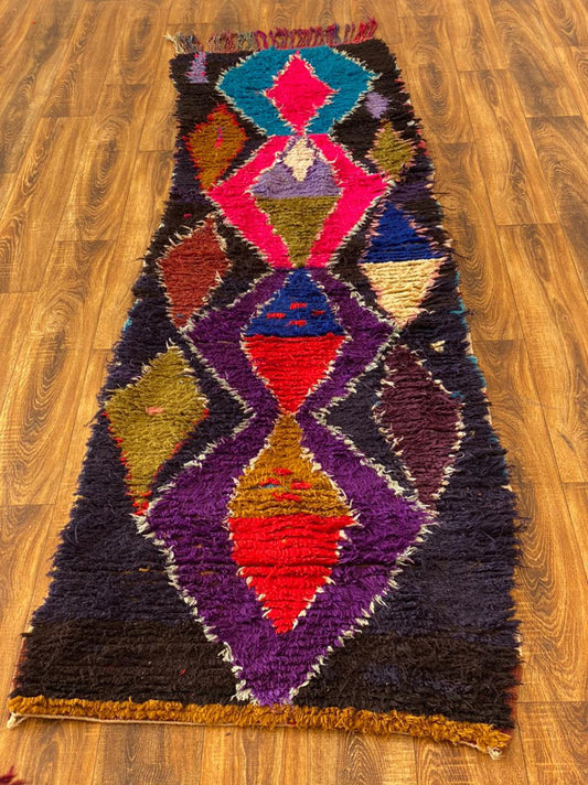 Moroccan Berber runner rug 3x9 ft.