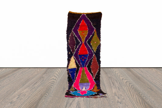 Moroccan Berber runner rug 3x9 ft.