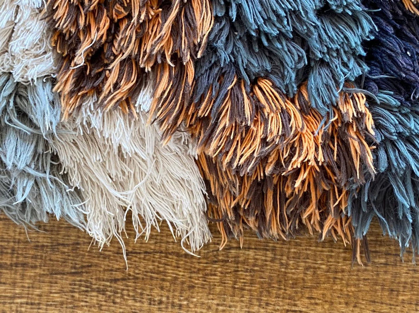 3x6  ft Moroccan colorful Berber rug.