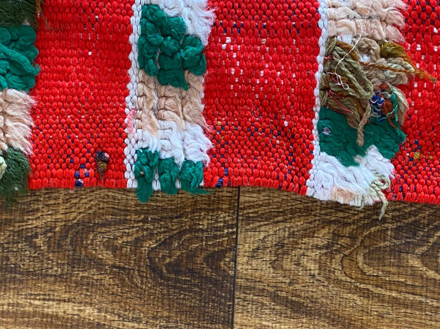 Moroccan vintage runner rug 3x7 ft.