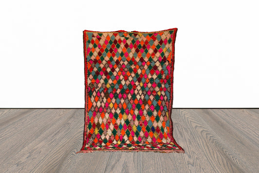 5x7 ft Berber Moroccan area rug.