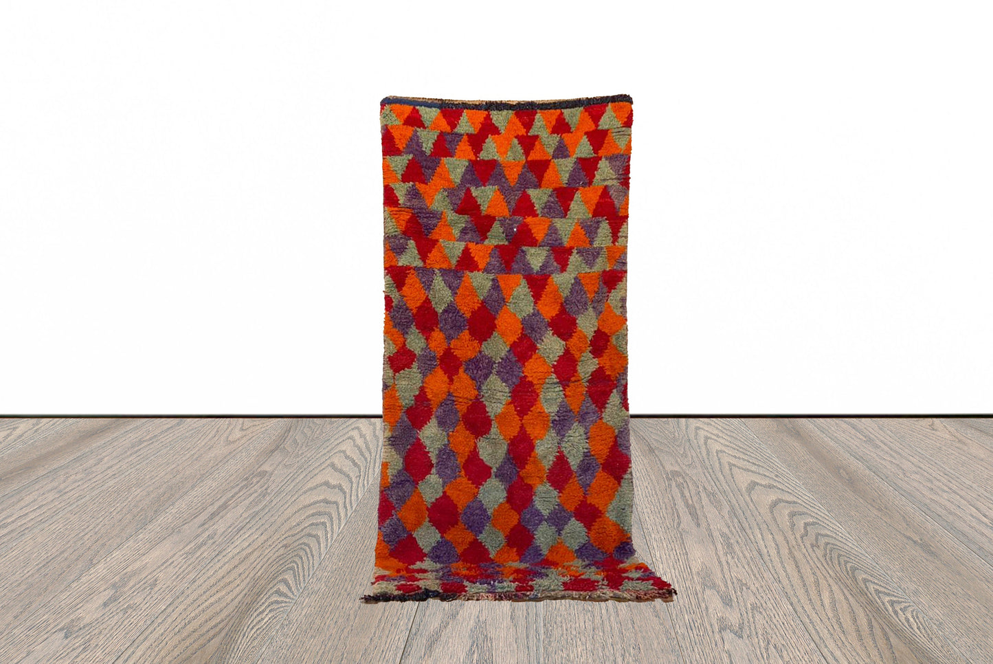 Berber Moroccan woven rug 3x8 ft.
