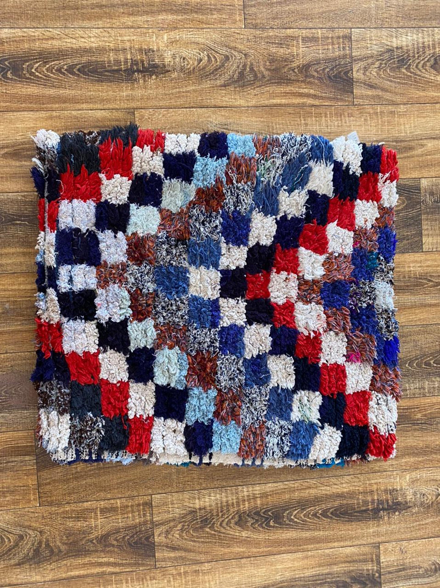 Tapis de couloir marocain coloré de 2 x 9 pieds.