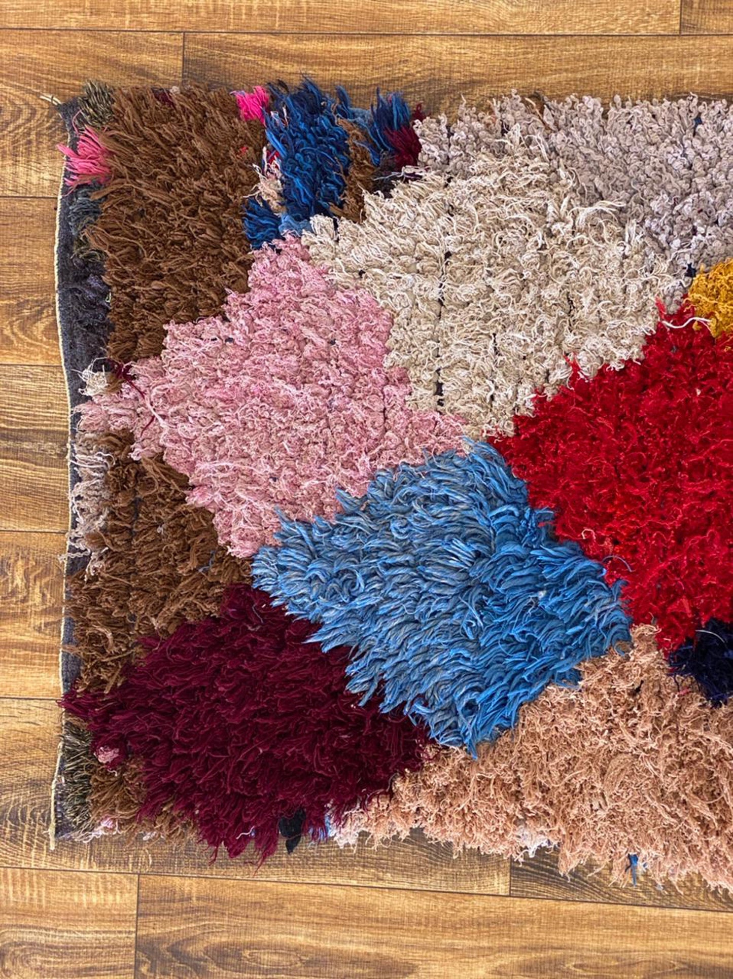 2x11 ft long colorful Moroccan runner rug.