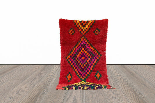 Moroccan Berber area  rug 4x6 ft.
