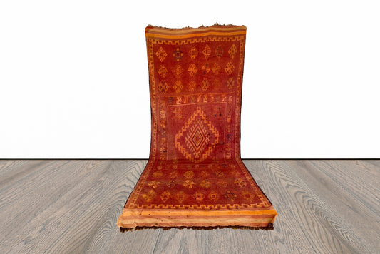 Large Moroccan Berber rug 6x14 ft.
