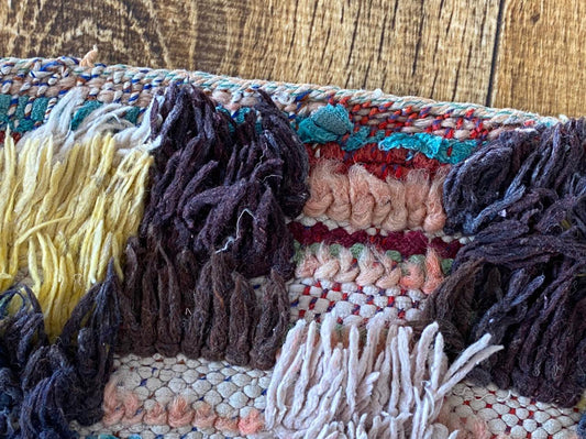 Moroccan Berber colorful rug 3x6 ft.