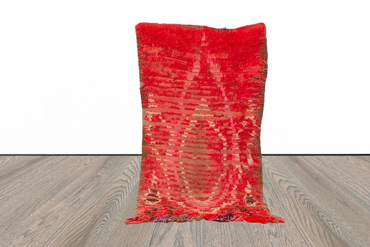 Petit tapis berbère marocain 2x5 pieds.
