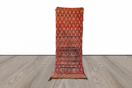 Moroccan Berber runner rug 3x7 ft.