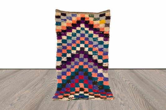Moroccan Berber colorful rug 4x7 ft.