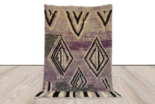 5x8 ft, bohemian vintage rugs, Moroccan Berber shag rug.