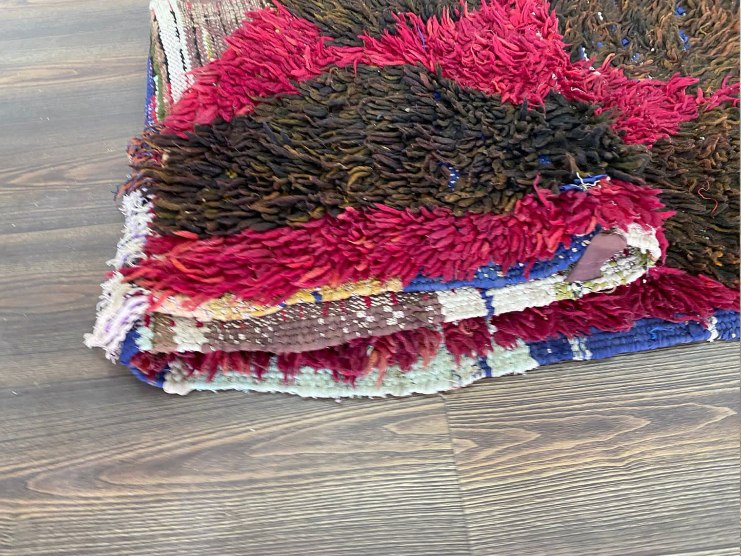 3x10 ft Moroccan Red and Black vintage runner Rug. Berber large narrow runners Rugs