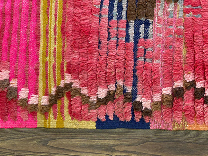 Berber - hand woven vintage faded red area Rugs, 4x7  FT - Moroccan worn Rugs.