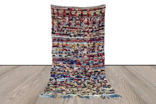4x8 Moroccan woven Shag Vintage Berber area Rugs.