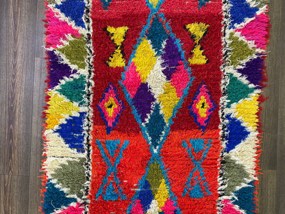 Berber vintage Red large Rugs, 4x8 Moroccan handwoven style old rare Rugs.
