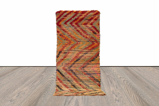 6x2 Unique Azilal Berber Runner Rug.