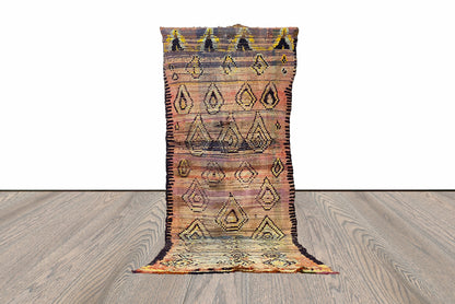 4x12 Large Berber Moroccan Rug.