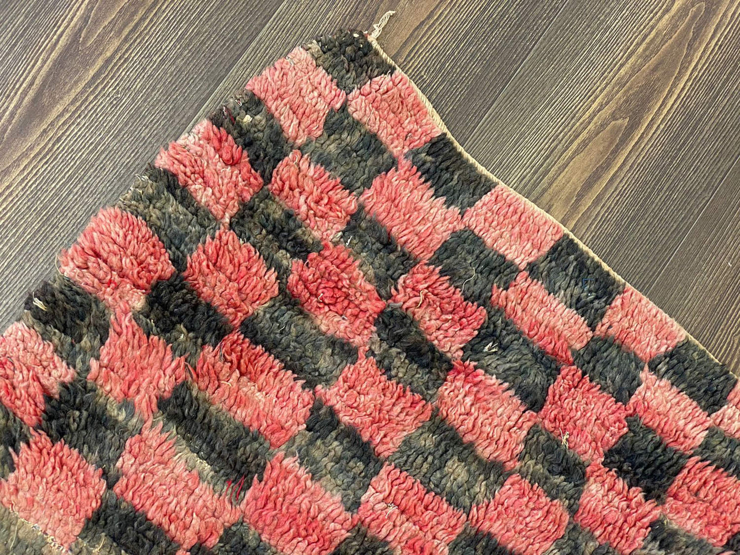 7x3 Feet Vintage Hallway Red Runner Rug.