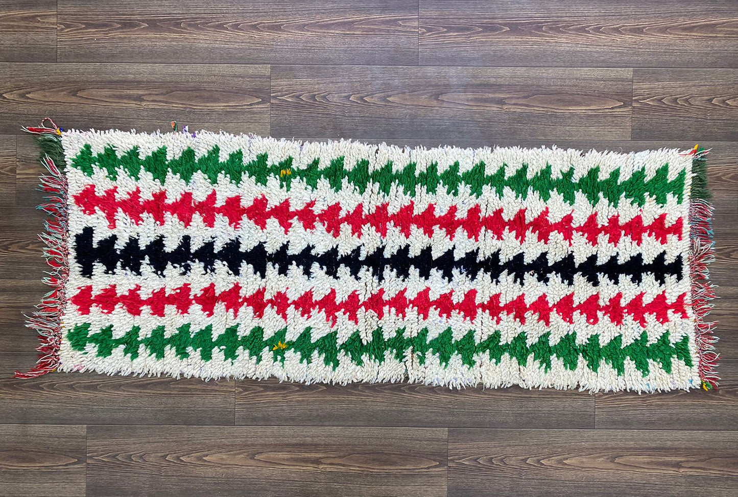 2x6 Unique Berber Moroccan Tribal Rug Runner.