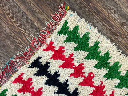 2x6 Unique Berber Moroccan Tribal Rug Runner.