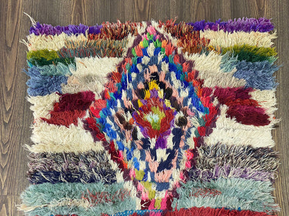 2x8 Unique Berber Long Narrow Rug Runner.