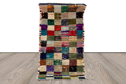 2x5 Small vintage colorful narrow runner Rugs.