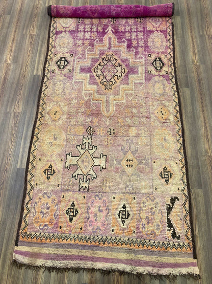 5x12 Large Moroccan worn area Rug.