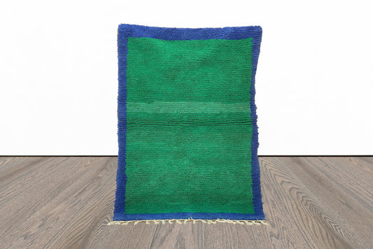 Moroccan rug, Berber Moroccan green rugs, Handmade Carpet.