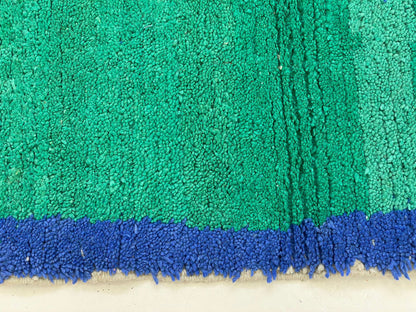 Moroccan rug, Berber Moroccan green rugs, Handmade Carpet.