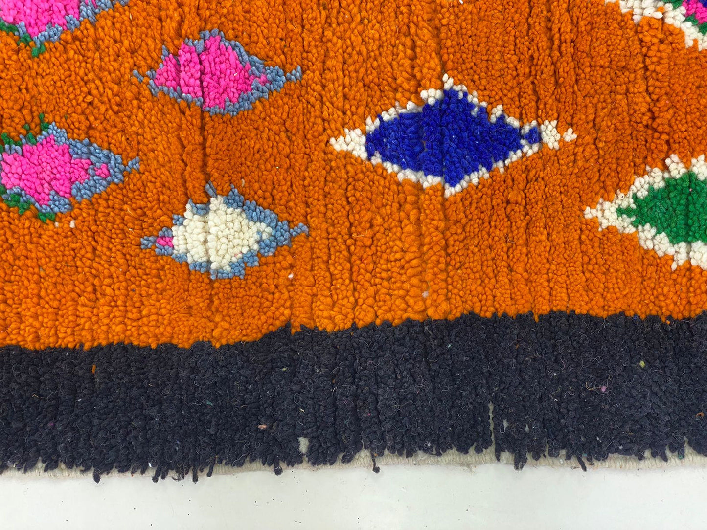 Moroccan abstract colorful carpet.