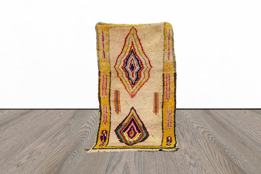 Small Berber Moroccan 3x5 rug.