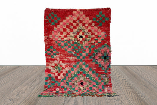 Moroccan Berber checker 5x6 rug.