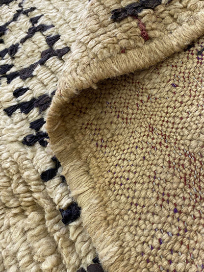 5x6 FT Moroccan woven unique area rugs.