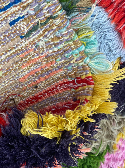 3x6 FT Moroccan diamond colorful area rugs.