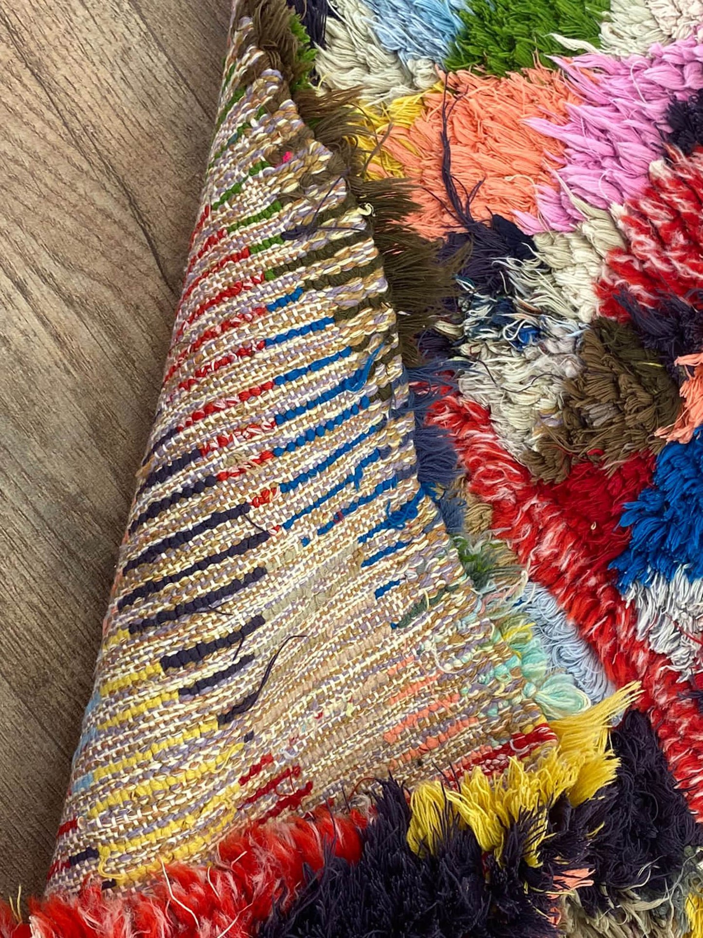 3x6 FT Moroccan diamond colorful area rugs.