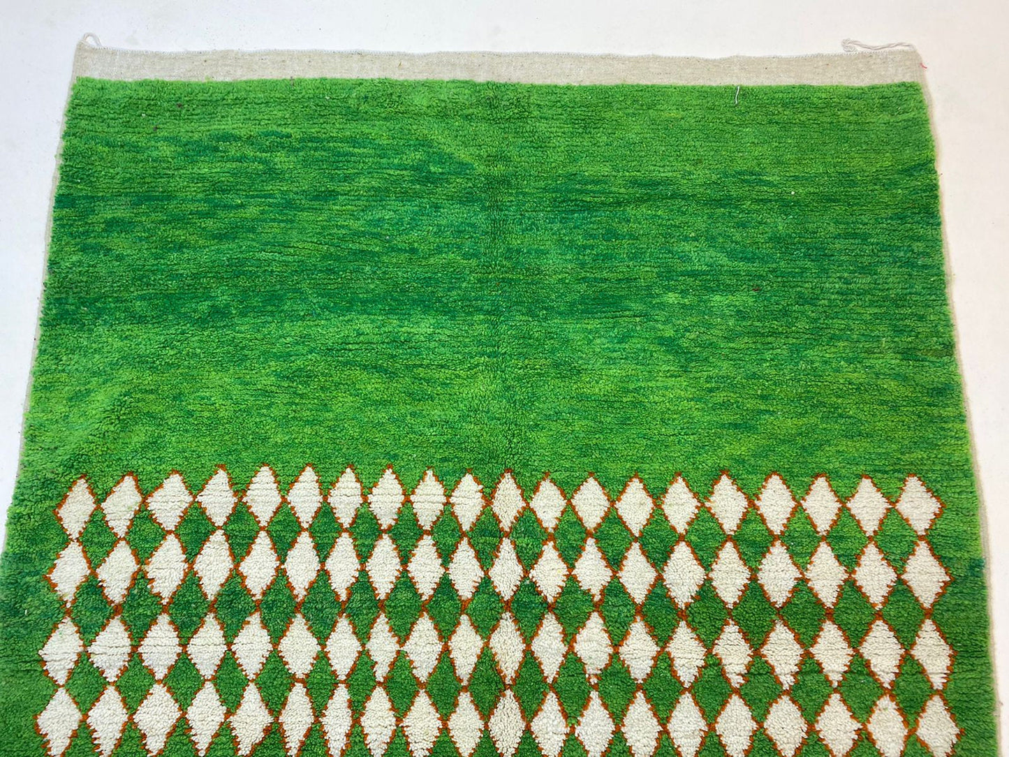 Custom rug, Moroccan wool Green area rug, Handmade Berber area rugs,