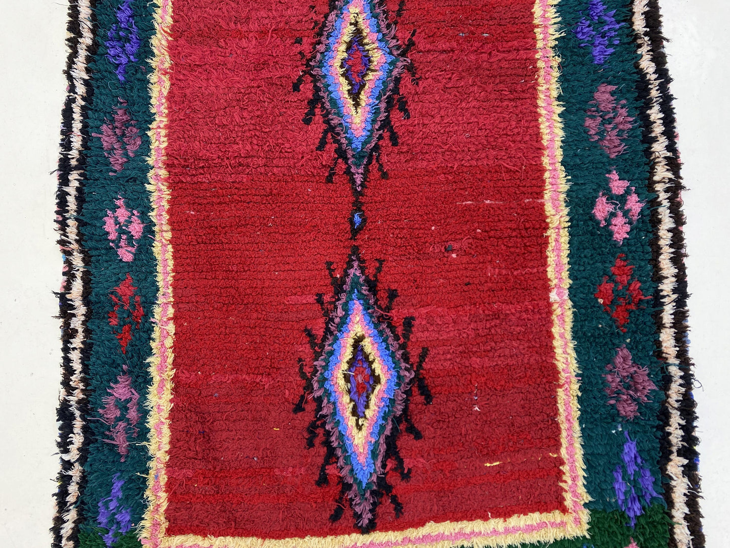 4x6 Woven Moroccan Colorful Tribal Area Rug.