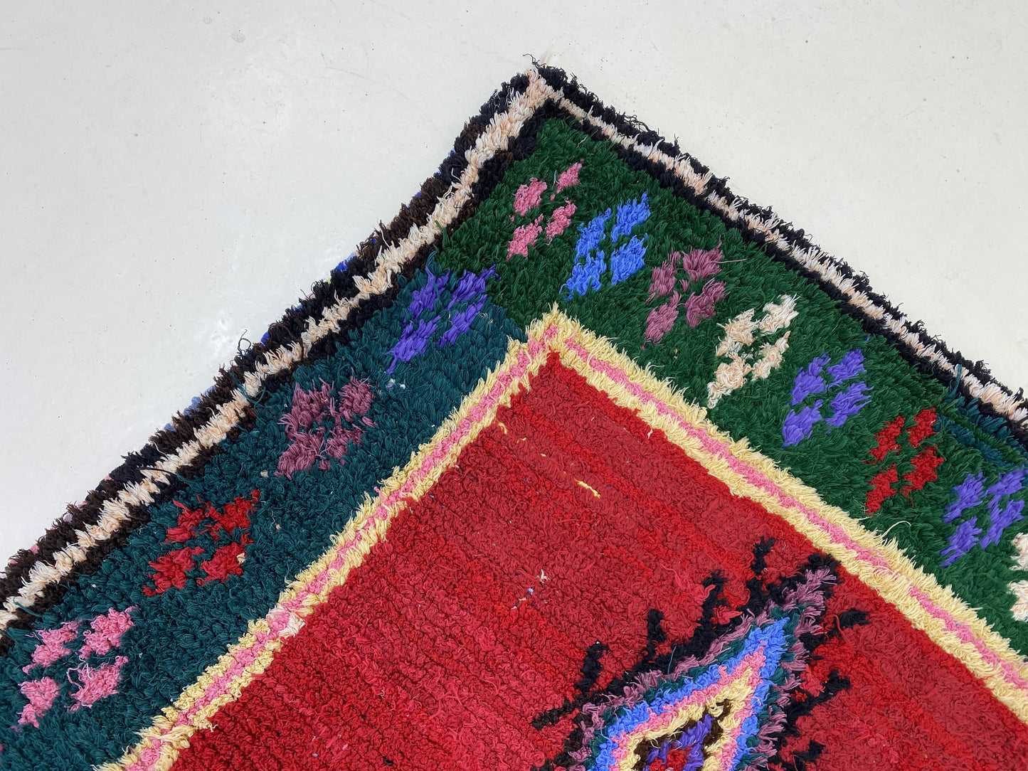 4x6 Woven Moroccan Colorful Tribal Area Rug.