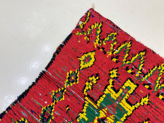 Moroccan runner, Vintage Berber runner rug 3x9.