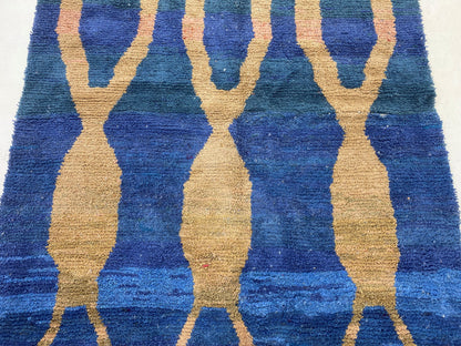Moroccan rug, customized fluffy and funky rug for a cozy space, made to order wool Berber area rugs.