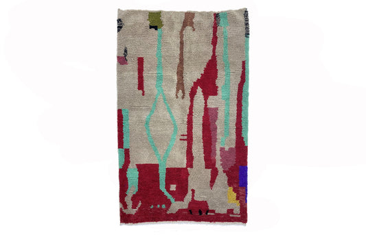 Moroccan Berber area rug, handmade wool Berber area rugs, colorful unique design for your house.