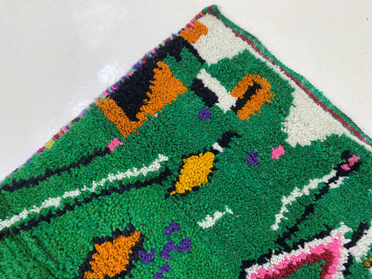 Handmade Moroccan rug, Berber Area Rug, Custom Unique Design.