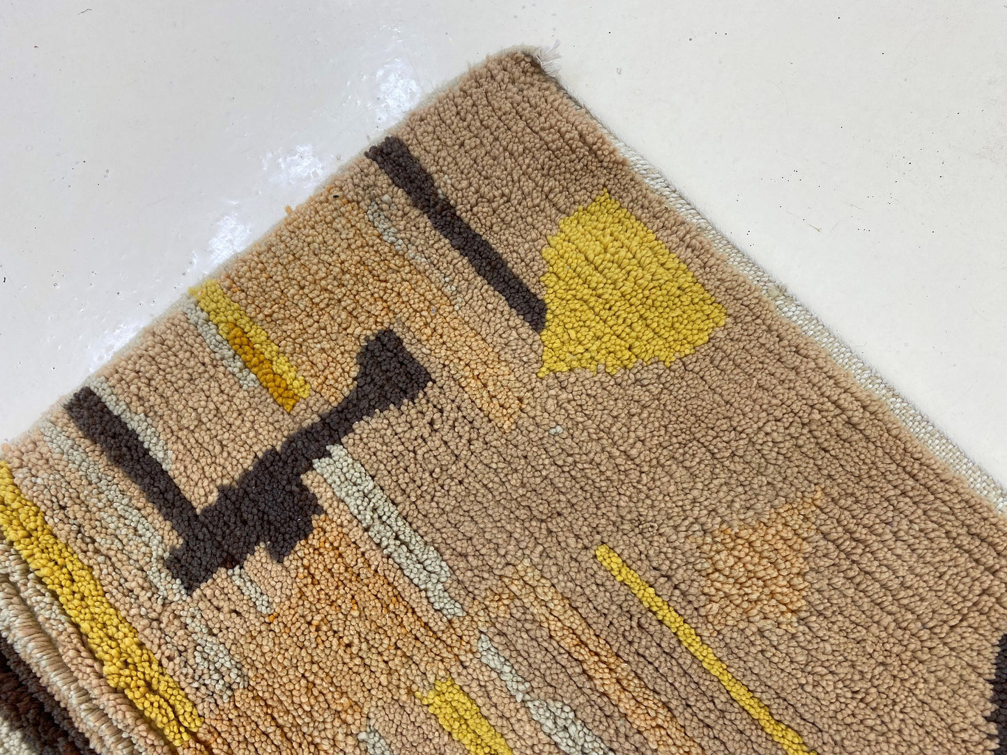 Unique Handcrafted Rug, Moroccan Berber Rug - Custom Colorful handmade rug.
