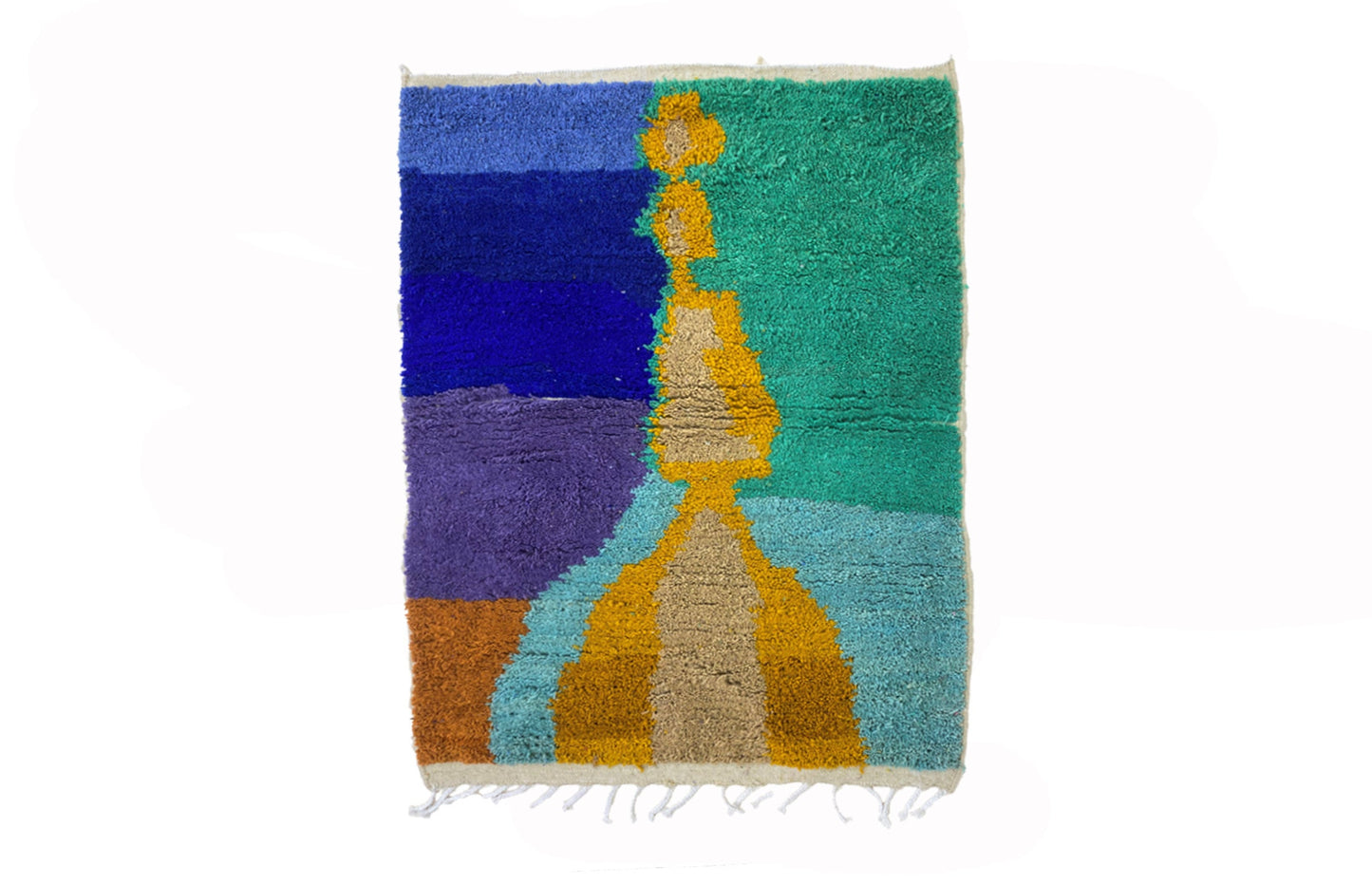 handmade colorful rug, Custom Moroccan Berber Rug, kitchen area rug.