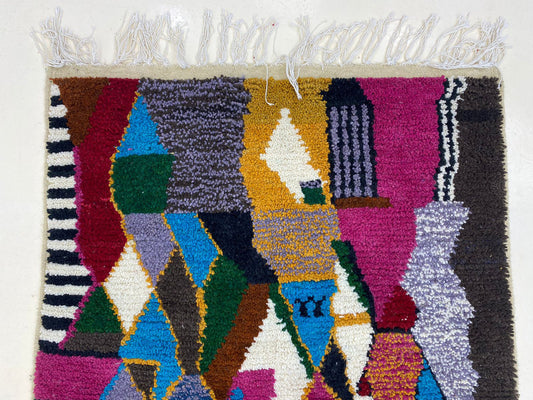Handmade rug, Custom Moroccan Berber Rug - hand knotted wool area rug.