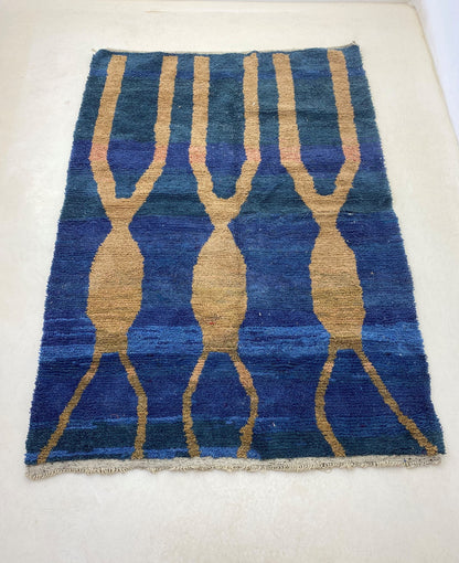 Moroccan rug, customized fluffy and funky rug for a cozy space, made to order wool Berber area rugs.