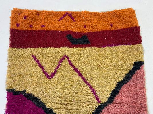 Moroccan Berber Rug, Custom Handmade Area Rug, Unique Design  rug.