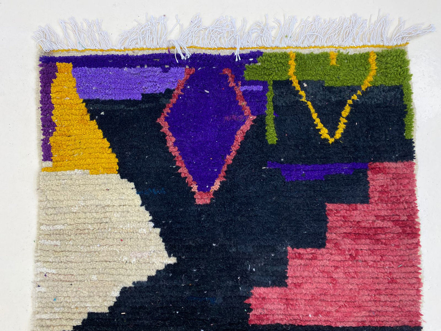 Moroccan Berber Rug, handmade wool area rugs, colorful unique rug.